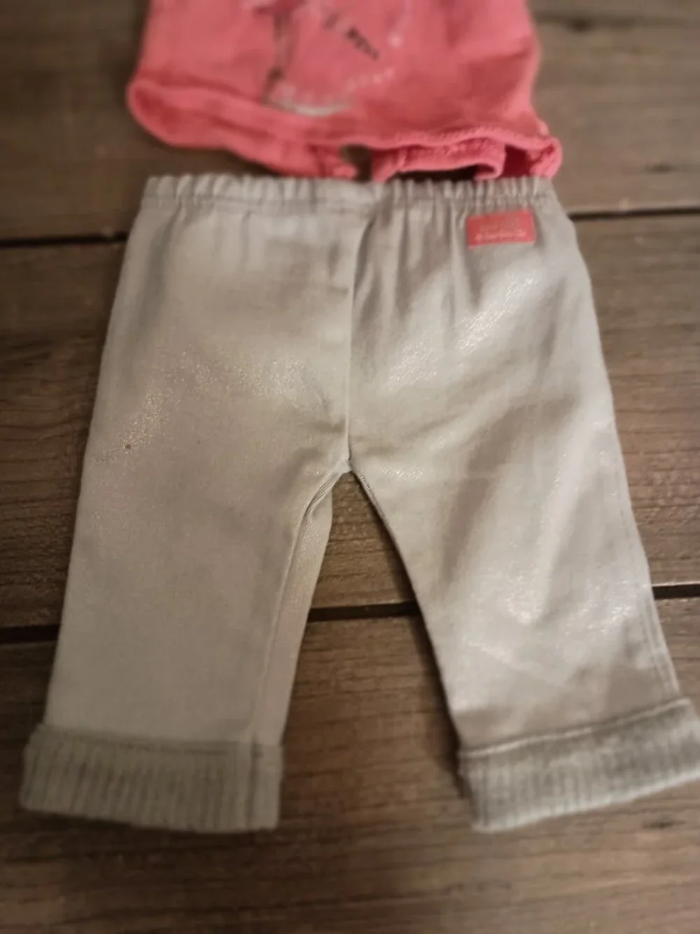 American Girl Doll Isabelle Ballerina Shirt and Sparkly Gray Pants